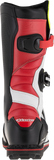 ALPINESTARS(MX) Tech-T Boots - White/Red/Yellow Fluorescent/Black