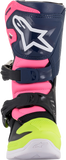 ALPINESTARS(MX) Youth Tech 3S Boots - Black/Blue/Pink