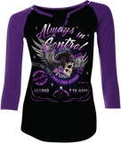 LETHAL THREAT Women's Control T-Shirt - Black/Purple