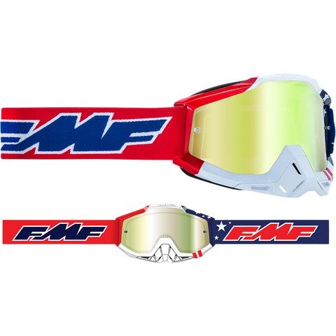 FMF VISION PowerBomb Goggles - US of A - Gold F-50200-253-07