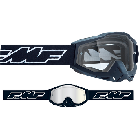 FMF VISION PowerBomb Goggles - Rocket - Black - Clear F-50200-101-01