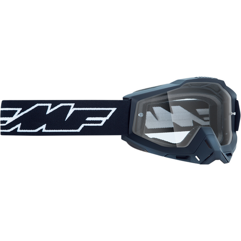 FMF VISION PowerBomb Goggles - Rocket - Black - Clear F-50200-101-01