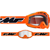 FMF VISION PowerBomb OTG Goggles - Rocket - Orange - Clear F-50204-101-05