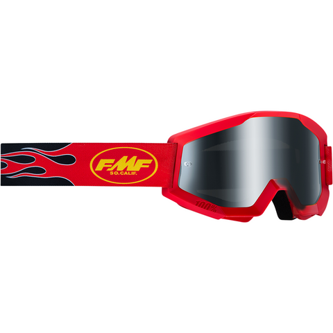FMF VISION PowerCore Sand Goggles - Flame - Red - Smoke F-50440-102-03