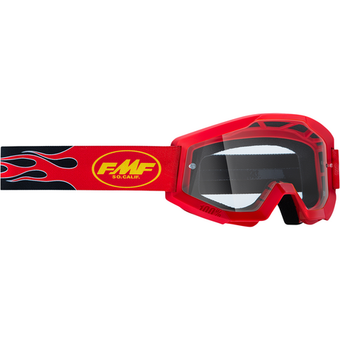 Masque Cross Vision FMF PowerCore Vert Fluo