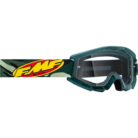 FMF VISION PowerCore Goggles - Assault - Camo - Clear F-50400-101-08