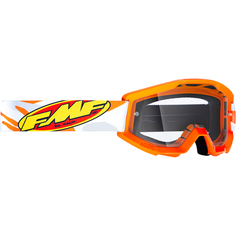 FMF VISION PowerCore Goggles - Assault - Gray - Clear F-50400-101-09
