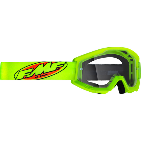 FMF VISION PowerCore Goggles - Core - Yellow - Clear F-50400-101-04