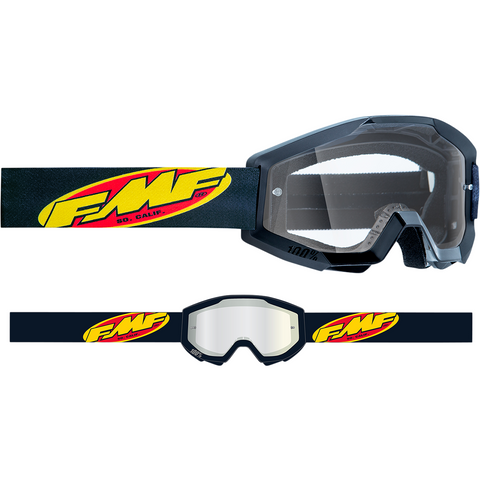 FMF VISION PowerCore Goggles - Core - Black - Clear F-50400-101-01