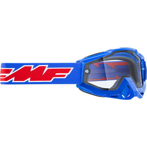 FMF VISION PowerBomb Enduro Goggles - Rocket - Blue - Clear F-50202-501-02