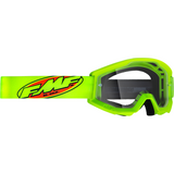 FMF VISION Youth PowerCore Goggles - Core - Yellow - Clear F-50500-101-04