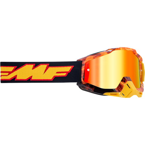 FMF VISION Youth PowerBomb Goggles - Spark - Red Mirror F-50300-251-06