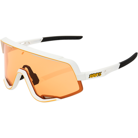 100% Glendale Sunglasses - White - Persimmon 61033-110-78