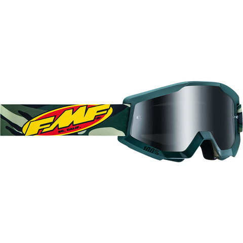 FMF VISION PowerCore Goggles - Assault - Camo - Silver Mirror F-50400-252-08