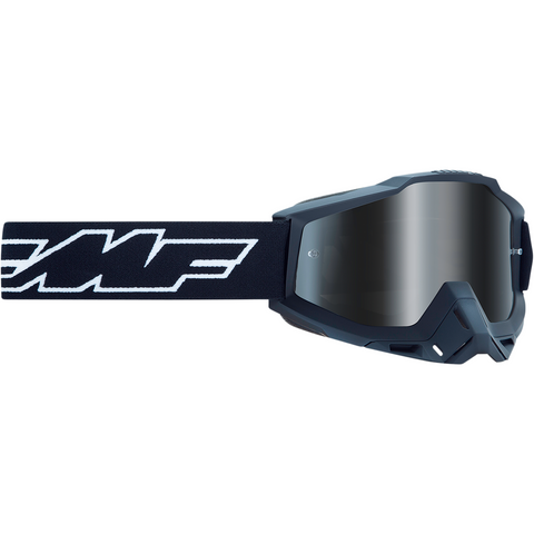 FMF VISION PowerBomb Goggles - Rocket - Black - Silver Mirror F-50200-252-01