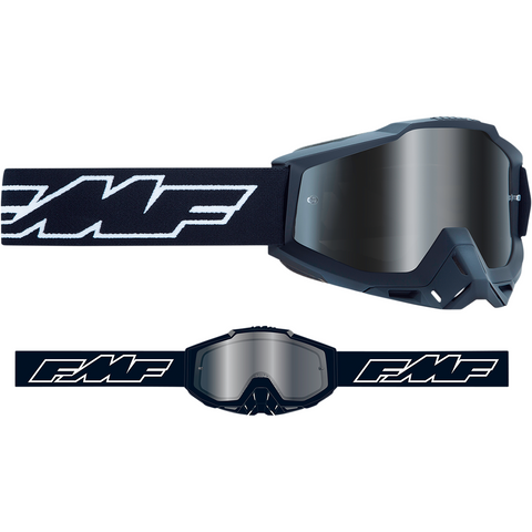 FMF VISION PowerBomb Goggles - Rocket - Black - Silver Mirror F-50200-252-01