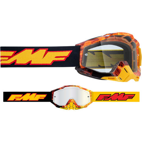 FMF VISION Youth PowerBomb Goggles - Spark - Clear F-50300-101-06