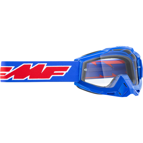 FMF VISION PowerBomb Goggles - Rocket - Blue - Clear F-50200-101-02