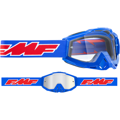 FMF VISION PowerBomb Goggles - Rocket - Blue - Clear F-50200-101-02