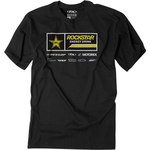 FACTORY EFFEX-APPAREL Rockstar 21 Racewear T-Shirt - Black