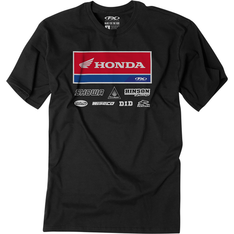 FACTORY EFFEX-APPAREL Honda 21 Racewear T-Shirt - Black