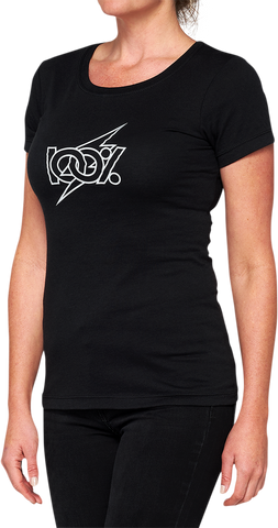 100% Women's Fioki V-Neck T-Shirt - Black