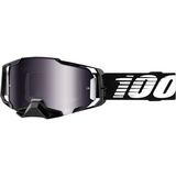 100% Armega Goggles - Black - Silver Flash Mirror 50710-001-02 - Trailhead Powersports a Mines and Meadows, LLC Company