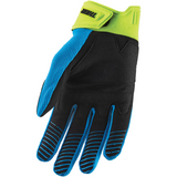 THOR Rebound Gloves - Blue/Acid