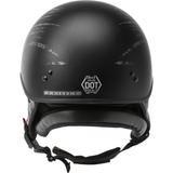 GMAX HH-65 Half Helmet Bravery Matte Black/Grey