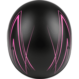 GMAX HH-65 Half Helmet Torque Naked Matte Black/Pink