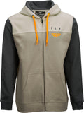 Horizontal Zip Up Hoodie