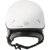 GMAX HH-65 Half Helmet Full Dressed Matte White