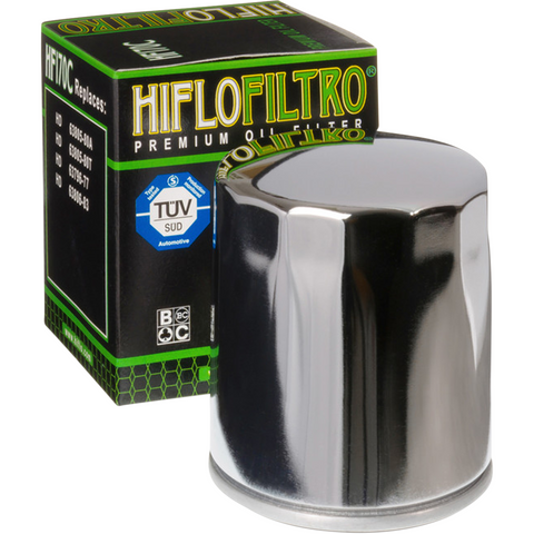 HIFLOFILTRO Oil Filter - Chrome HF170C