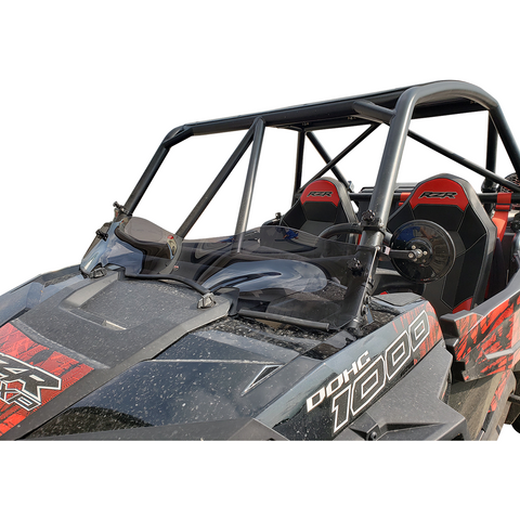 KLOCK WERKS Flare Windshield - Dark Smoke - 2014-2018 RZR KW05-01-0529-DS