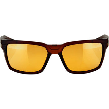 100% Daze Sunglasses - Rootbeer - Gold 61030-103-69