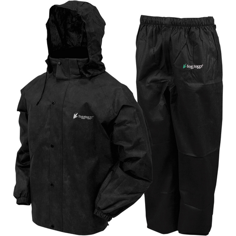 FROGG TOGGS All Sports™ Rainsuit - Black/Black
