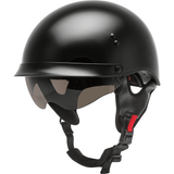 GMAX  HH-65 Half Helmet Full Dressed Black