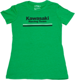 FACTORY EFFEX-APPAREL Women's Kawasaki Stripes T-Shirt - Green