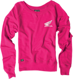 FACTORY EFFEX-APPAREL Women's Honda Crewneck Sweatshirt - Pink