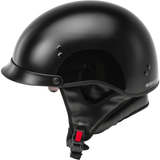 GMAX  HH-65 Half Helmet Full Dressed Black