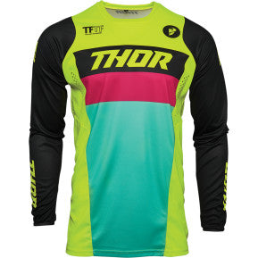THOR Youth Pulse Racer Jersey - Acid/Black