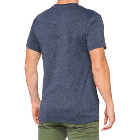 100% Trademark T-Shirt - Heather Navy