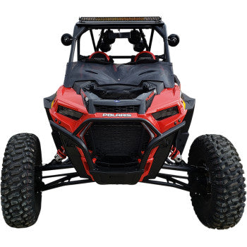 KLOCK WERKS Flare Windshield - Dark Smoke - 2018-2020 RZR KW05-01-0531-DS