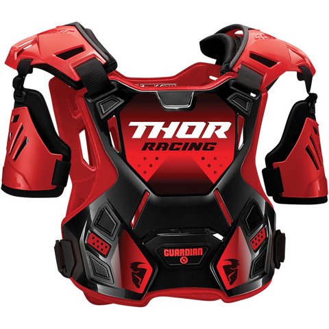 THOR Youth Guardian Roost Deflector - Red - 2XS/XS