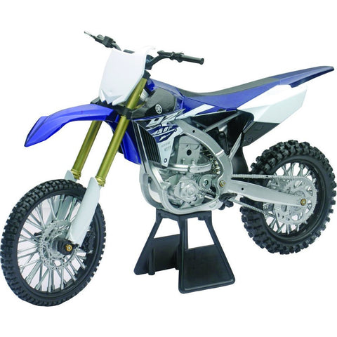 NEW-RAY  REPLICA 1:6 RACE BIKE 17 YAMAHA YZ450F BLUE