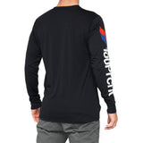 100% Aster Tech T-Shirt - Long-Sleeve - Black