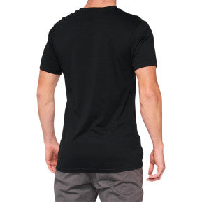 100% Essential T-Shirt - Black/Snake