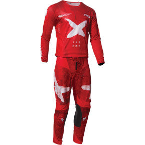 THOR Pulse HZRD Jersey - Red/White