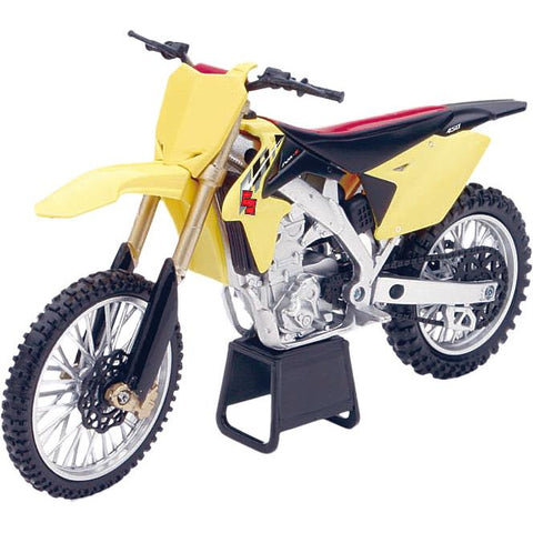 NEW-RAY REPLICA 1:12 RACE BIKE 14 SUZUKI RMZ 450 YELLOW