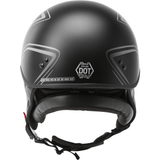 GMAX HH-65 Half Helmet Torque Naked Matte Black/Silver